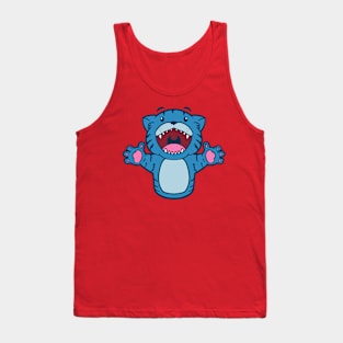 Happy Tiger (Blue) Tank Top